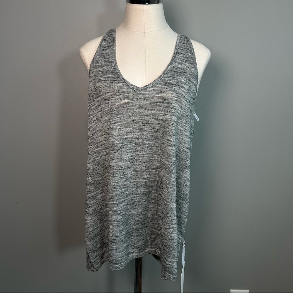 NWT Lululemon Mix and Mingle Tank Heathered Vapor / Melanite Women's Size 12